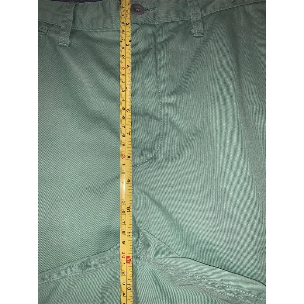 Polo Ralph‎ Lauren Shorts 36 Relaxed Fit Mint Green Cotton Twill Pony Logo